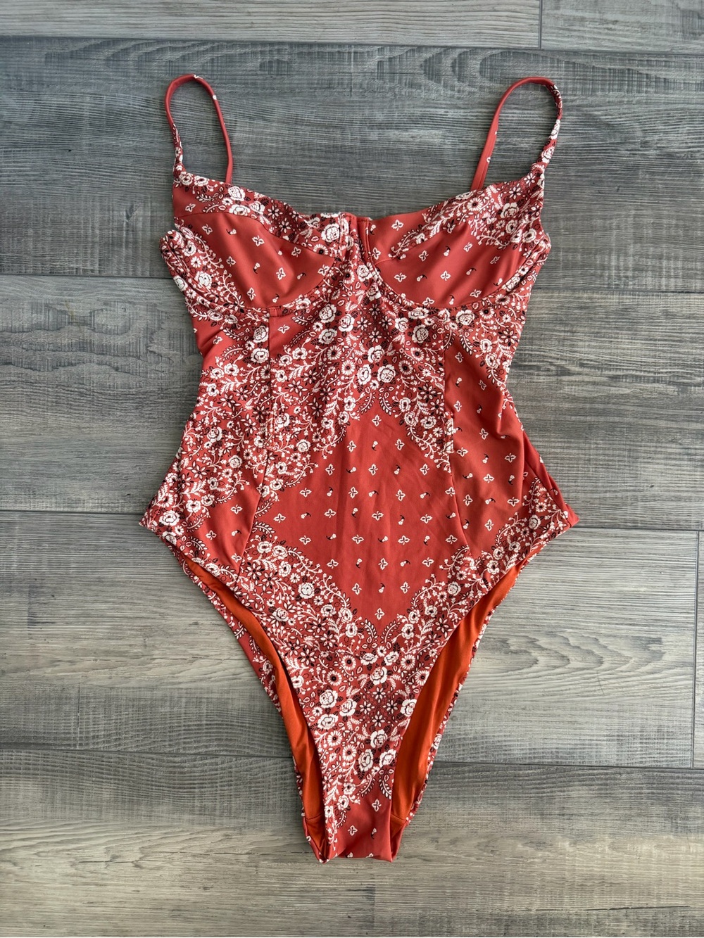 Onia X we wore that Danielle one piece in bandana rooibos